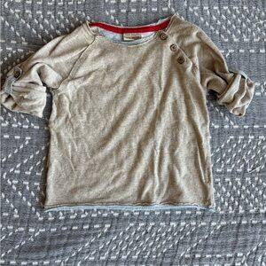 Cozy Zara Beige Kids Shirt